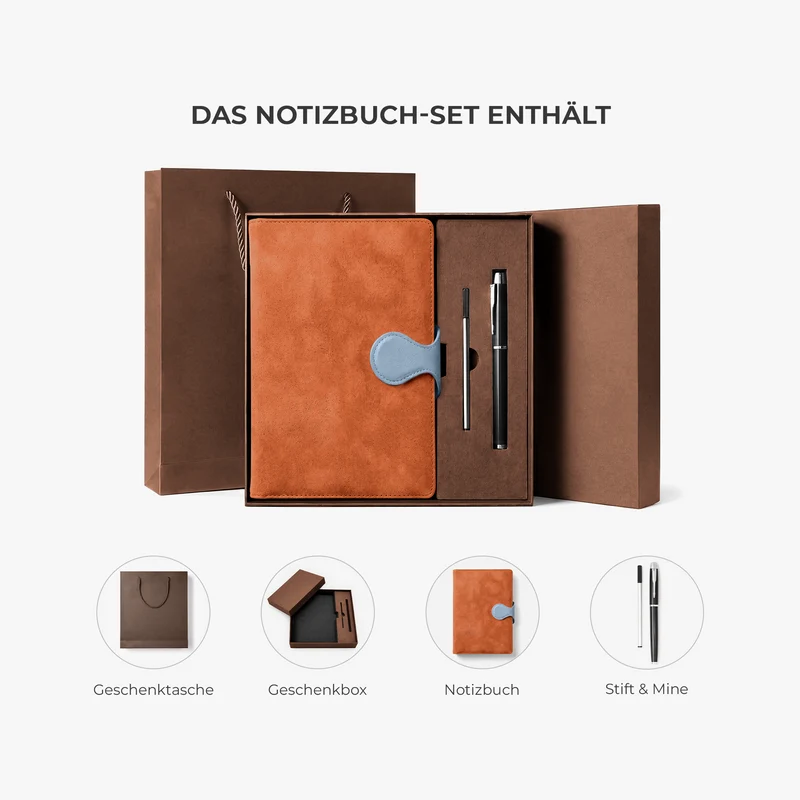 Dokumentation Von Scheiß Den Man Sich Nicht Ausdenken Kann - Personalisiertes Notizbuch Magnetverschluss Lustig