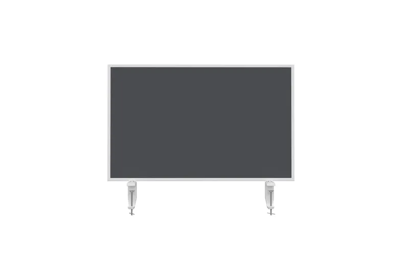 Tischtrennwand VarioPin - Whiteboard / Filz - 80x50 cm