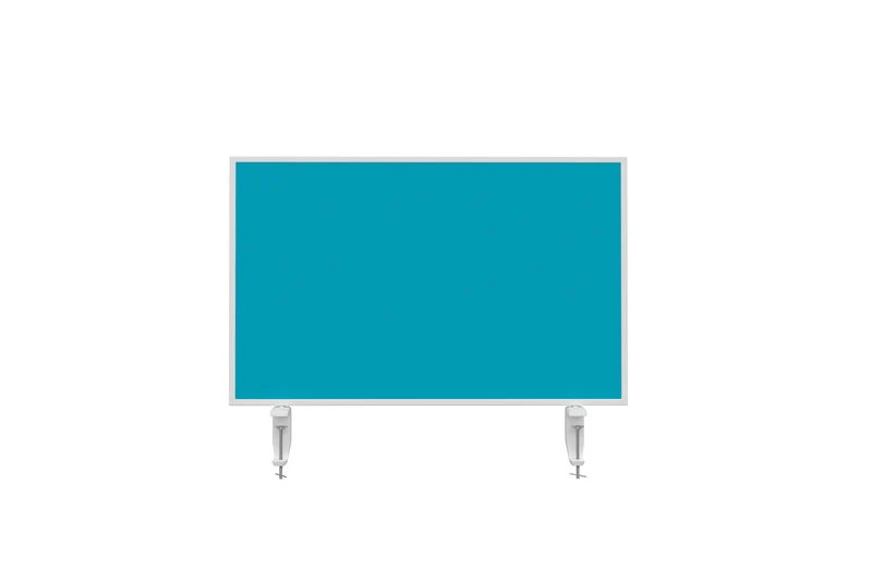 Tischtrennwand VarioPin - Whiteboard / Filz - 80x50 cm