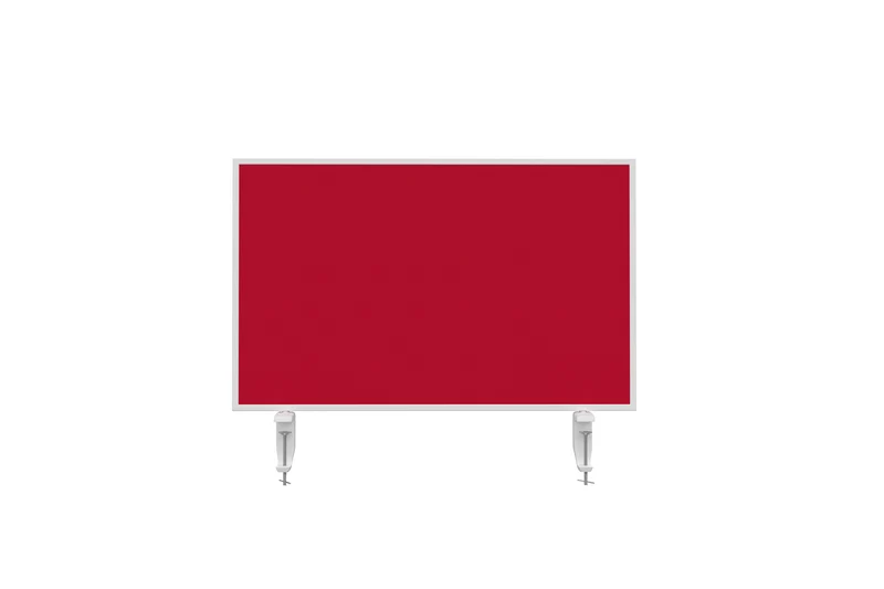 Tischtrennwand VarioPin - Whiteboard / Filz - 80x50 cm