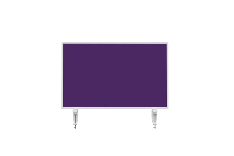 Tischtrennwand VarioPin - Whiteboard / Filz - 80x50 cm