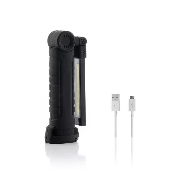 Wiederaufladbare magnetische LED-Mehrzwecktaschenlampe