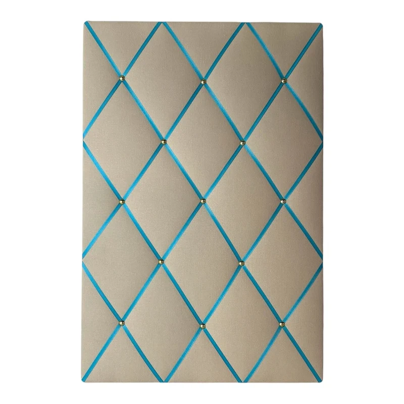 Memoboard Canvas beige - türkis