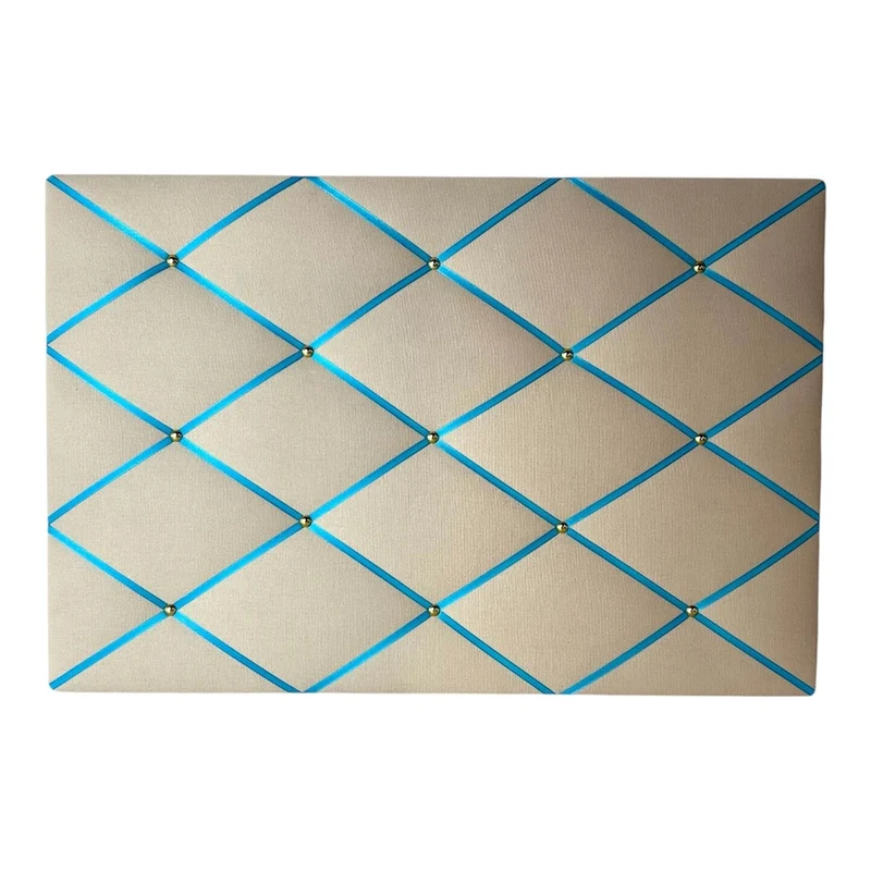 Memoboard Canvas beige - türkis