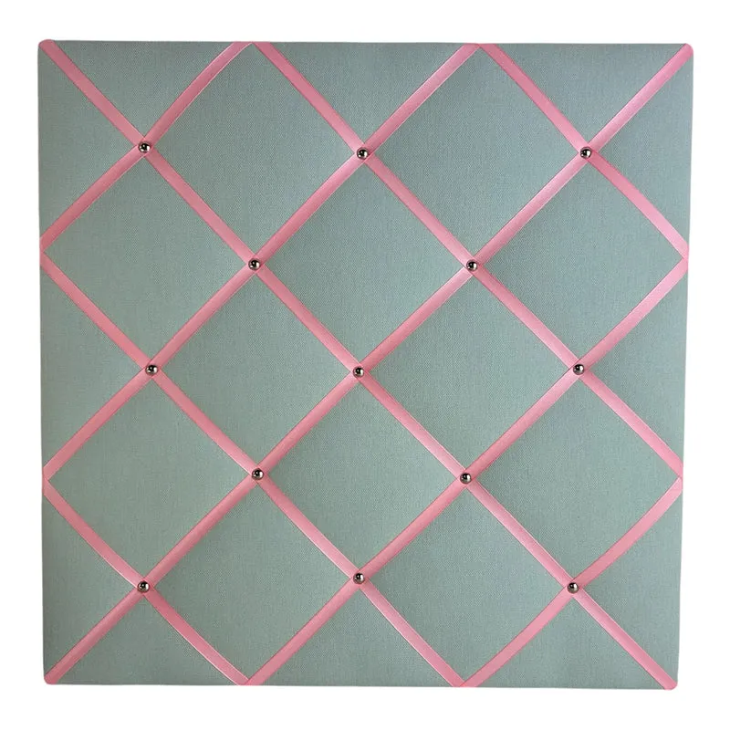 Memoboard helles mint & rosa Wunschgröße