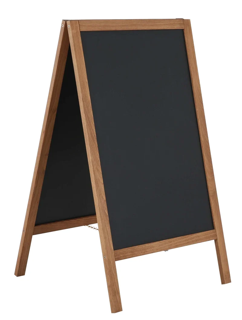 Holz Kundenstopper WOOD Outdoor