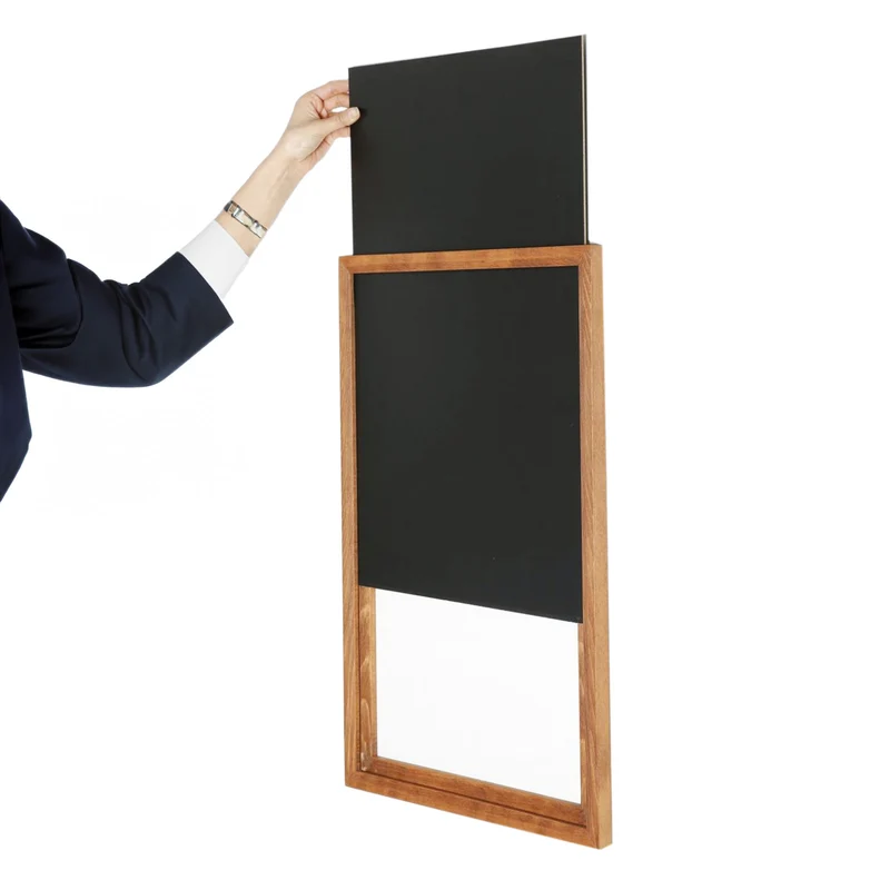 Einschub-Plakatrahmen WOOD - Dunkel lasiert