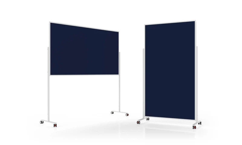 Design-Moderationstafel VarioPin - Weißer Rahmen