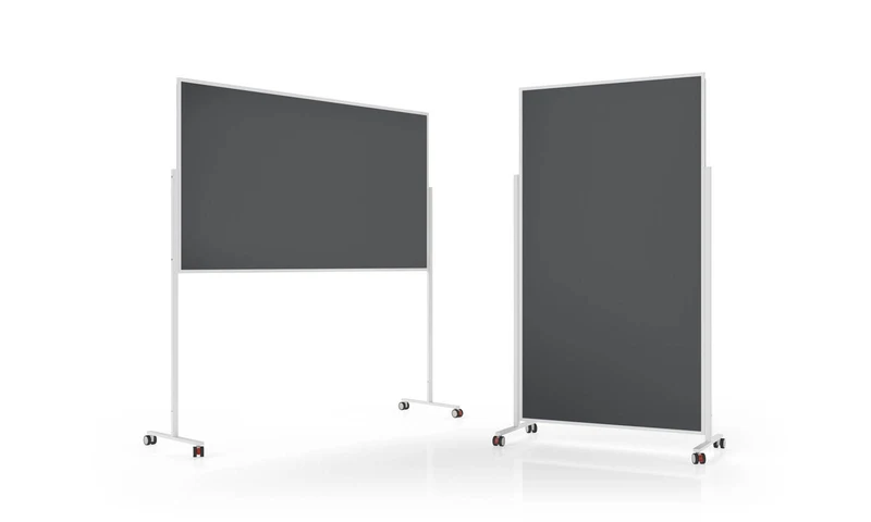 Design-Moderationstafel VarioPin - Weißer Rahmen