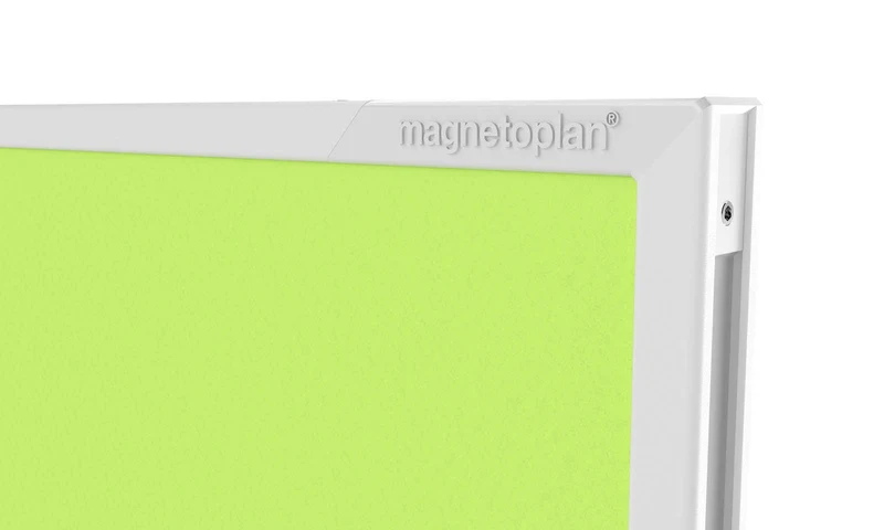 Design-Moderationstafel VarioPin - Weißer Rahmen