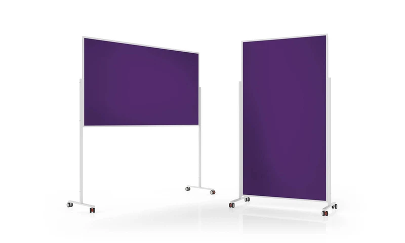 Design-Moderationstafel VarioPin - Weißer Rahmen