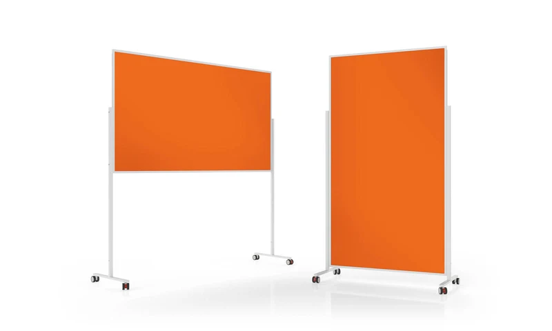 Design-Moderationstafel VarioPin - Weißer Rahmen