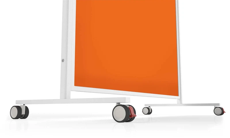 Design-Moderationstafel VarioPin - Weißer Rahmen