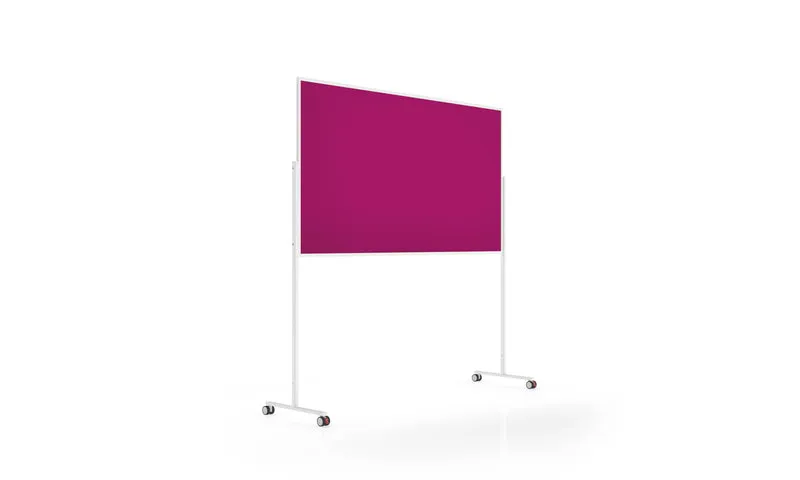 Design-Moderationstafel VarioPin - Weißer Rahmen