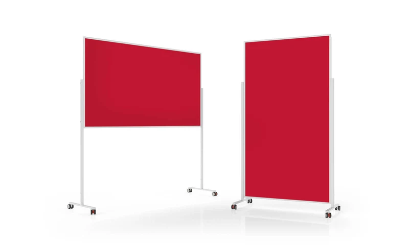 Design-Moderationstafel VarioPin - Weißer Rahmen