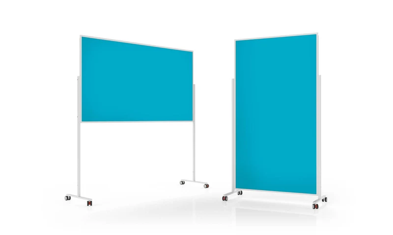 Design-Moderationstafel VarioPin - Weißer Rahmen