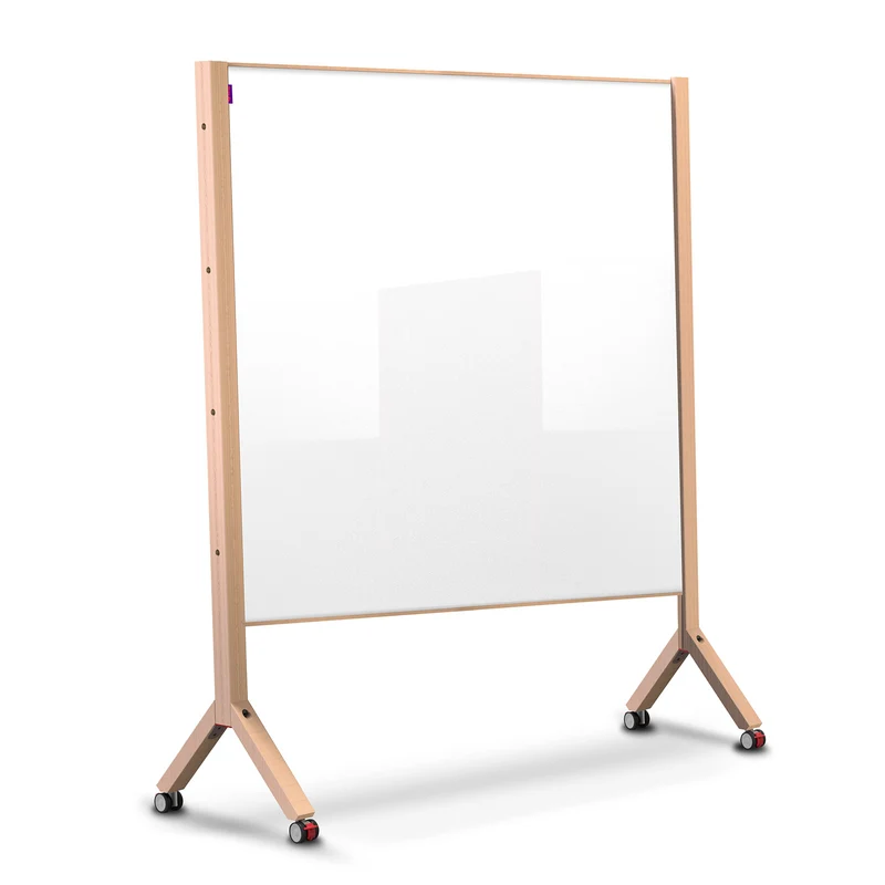 Mobile Moderationswand WOOD – Whiteboard - Design und Nachhaltigkeit