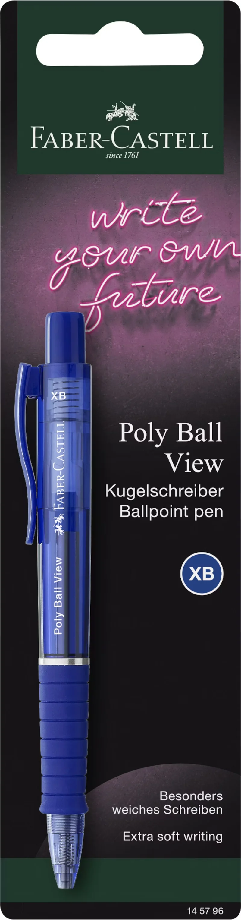 Faber-Castell Kugelschreiber Poly Ball View, ergonomische Dreieckform
