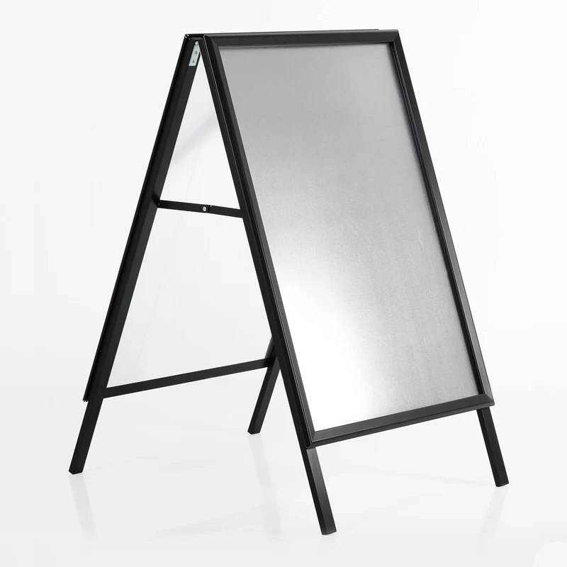 Kundenstopper Outdoor MIMO - 32 mm Gehrung - Schwarz