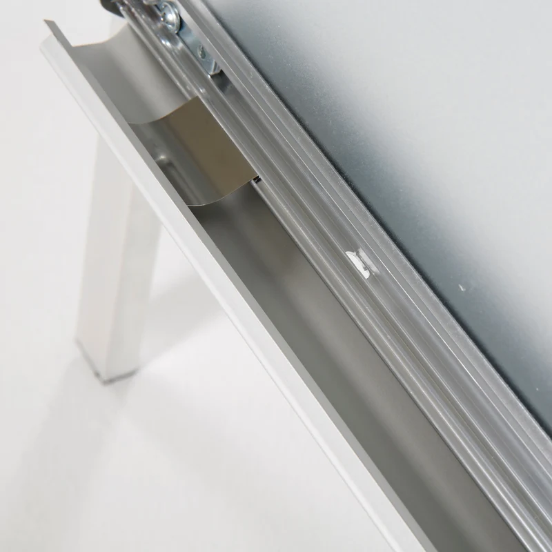 Kundenstopper Outdoor MIMO - 32 mm Gehrung - Silber