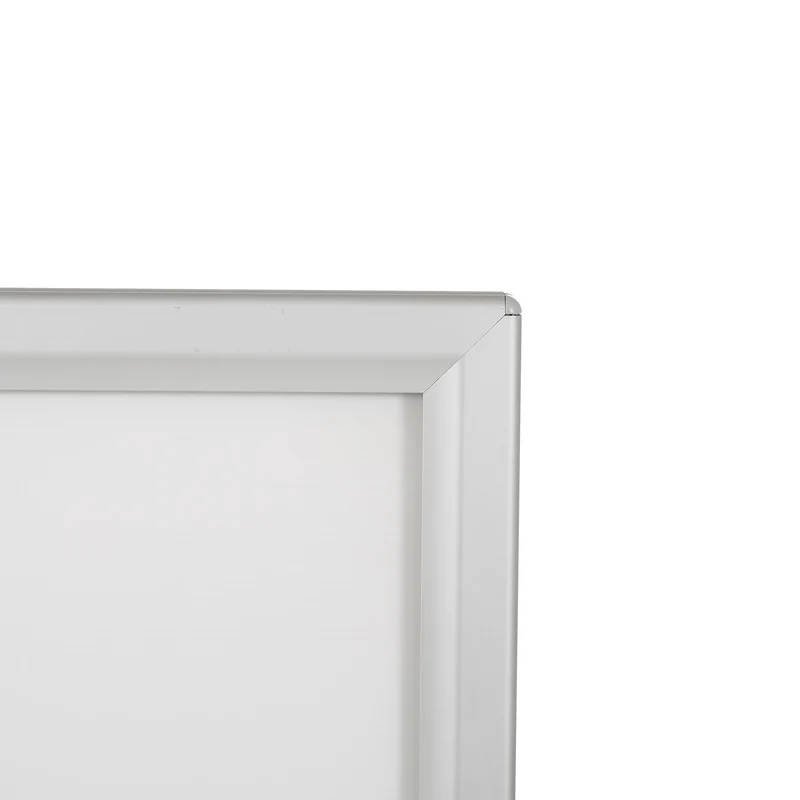 Kundenstopper WindPro - 40 mm Klemmprofil - Silber