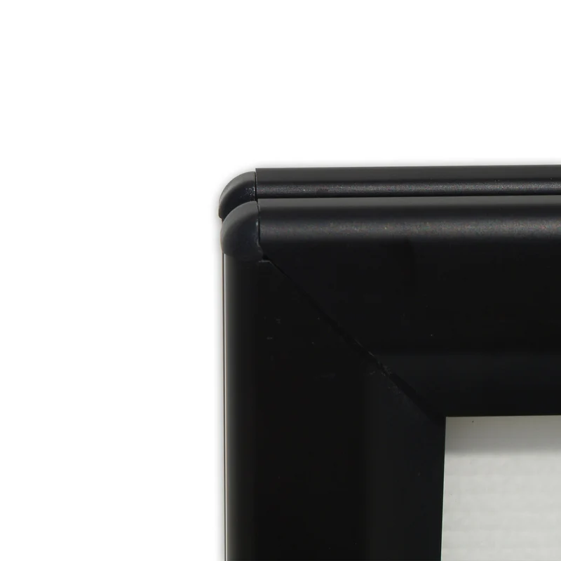 Kundenstopper WindPro - 40 mm Klemmprofil - Schwarz