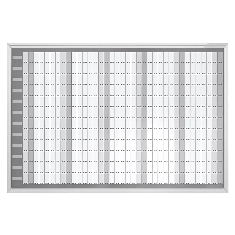 Die Jahresterminplaner Tafel - eine horizontale Planungstafel fürs ganze Jahr - HORIZON