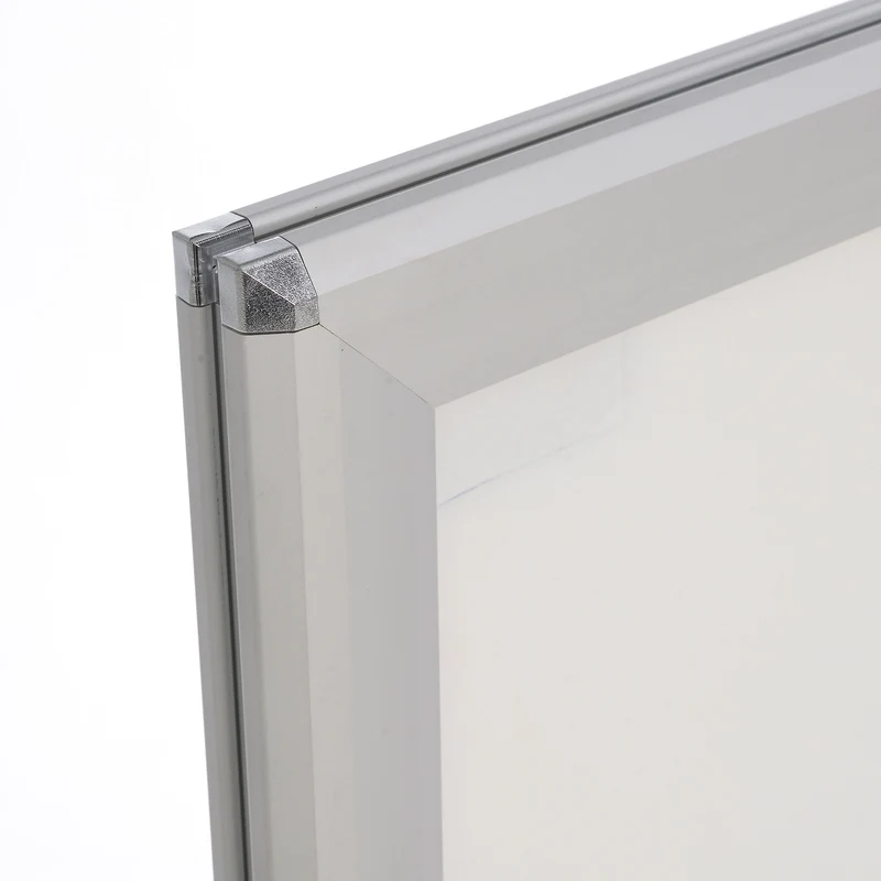 Kundenstopper WindPro PLUS - 44 mm Klemmprofil - Silber