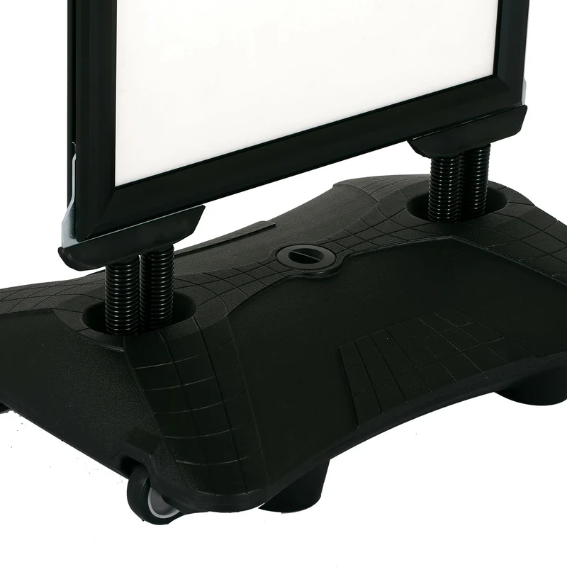 Kundenstopper WindPro PLUS - 44 mm Klemmprofil - Schwarz