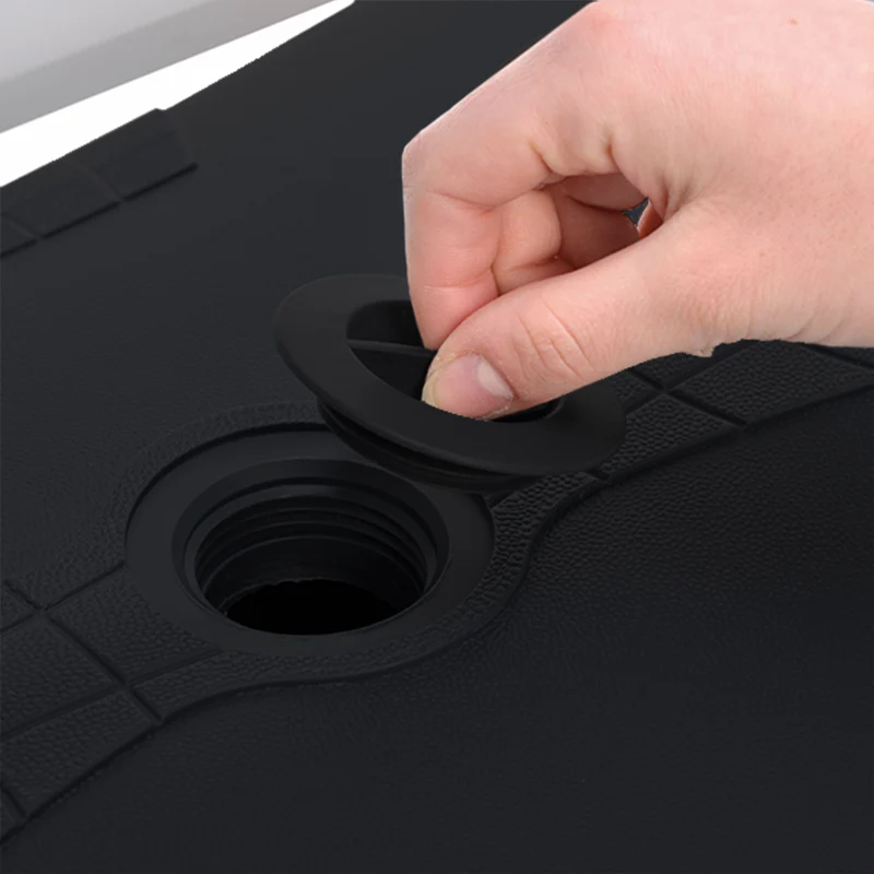 Kundenstopper WindPro LITE - 33 mm Klemmprofil - Schwarz