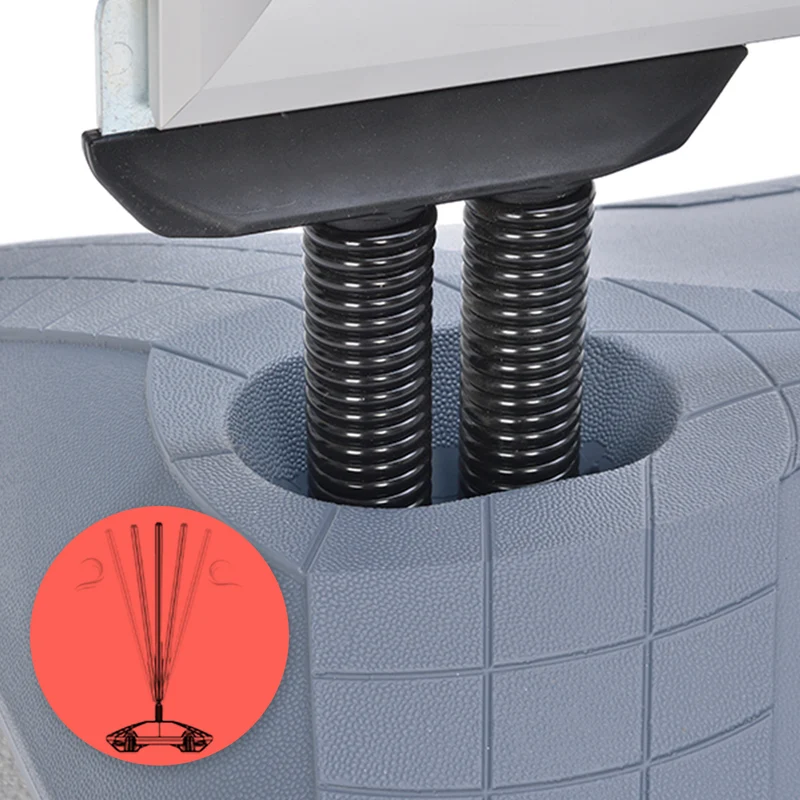 Kundenstopper WindPro LITE - 33 mm Klemmprofil - Silber