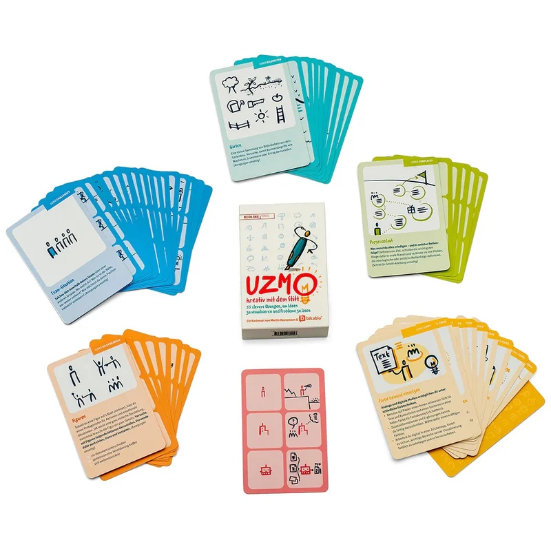 Neuland Kartenset – UZMO – Kreativ mit dem Stift