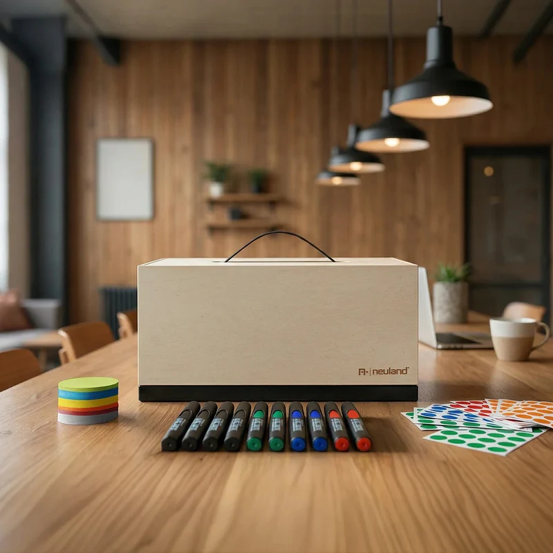 Neuland Holz-Moderationsbox Novario® mit Basic Füllung - Pin-It