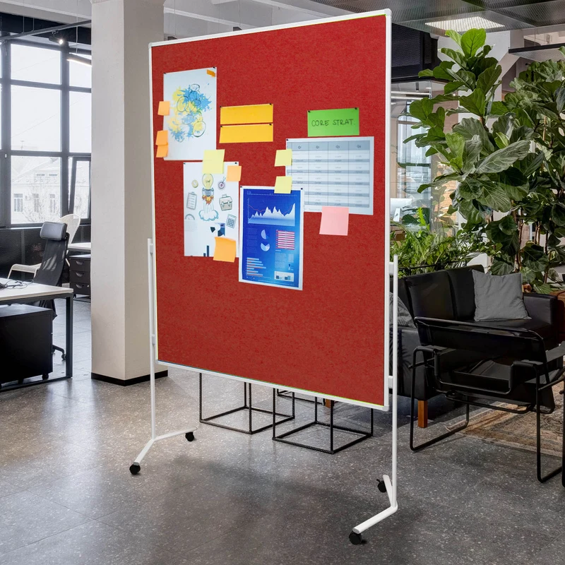 Moderationstafel UP – einteilig und doppelseitig - standsicher