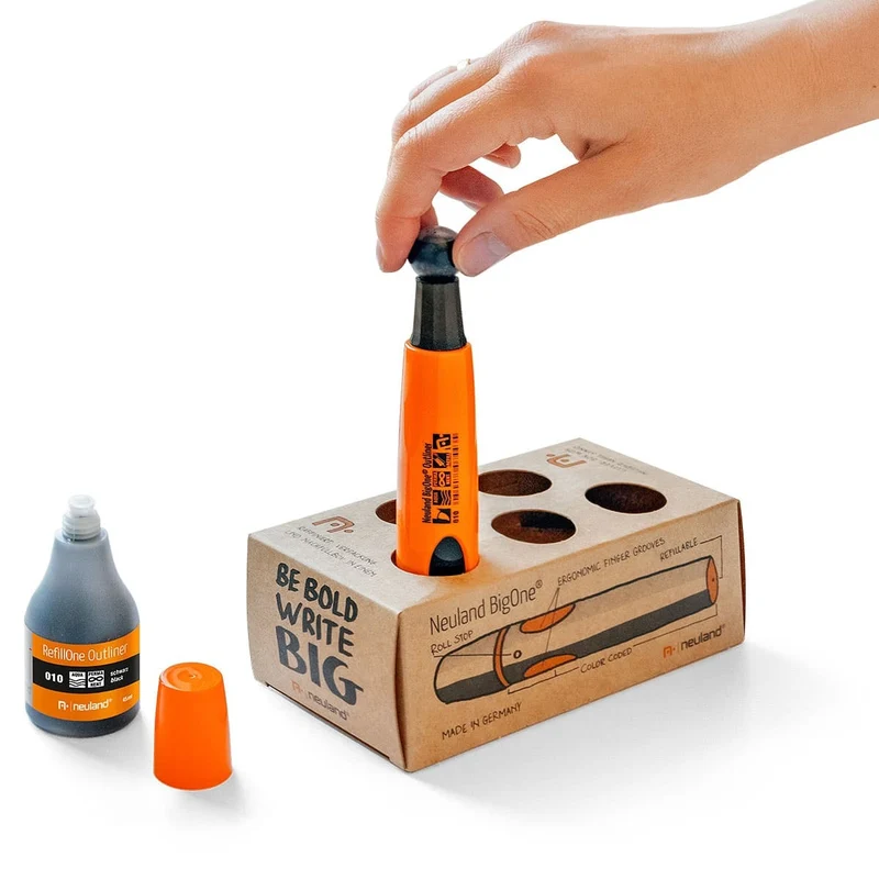 Konturenmarker Neuland BigOne® Outliner Keilspitze - 10er Set
