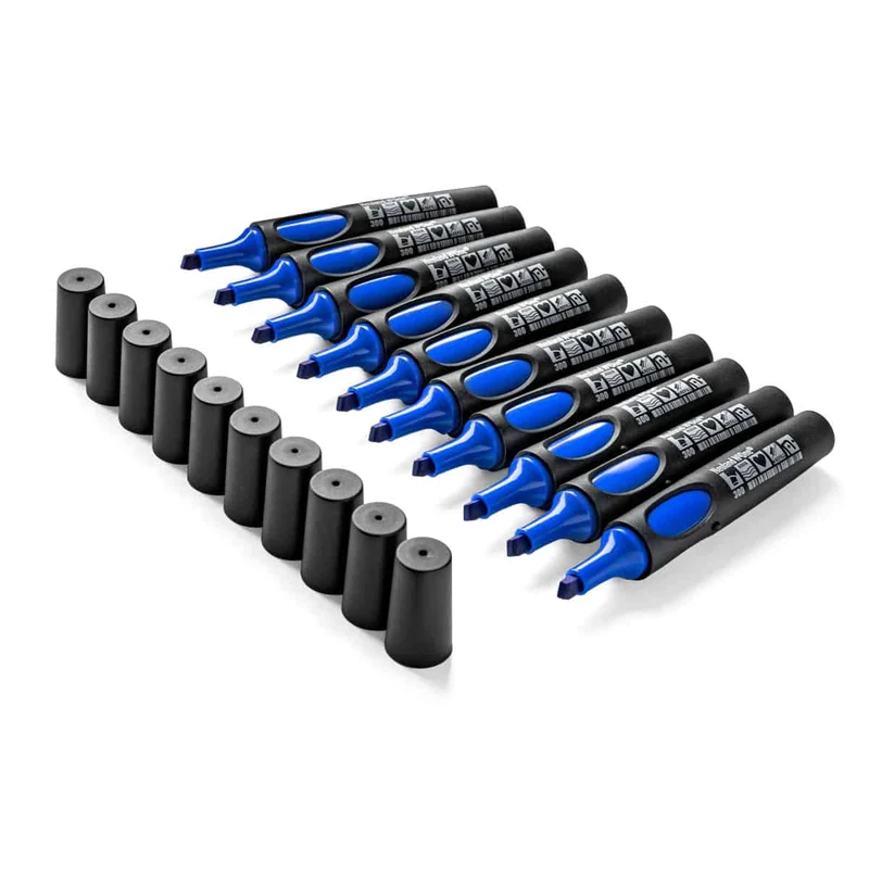 Moderationsmarker Neuland No.One® mit Keilspitze – 10er Uni-Set