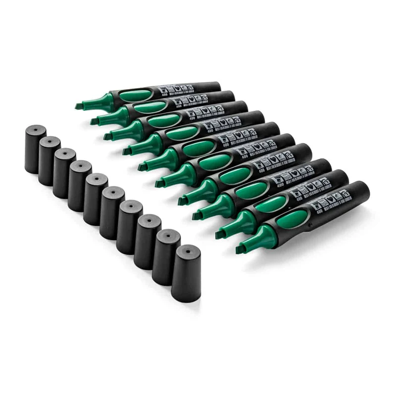 Moderationsmarker Neuland No.One® mit Keilspitze – 10er Uni-Set