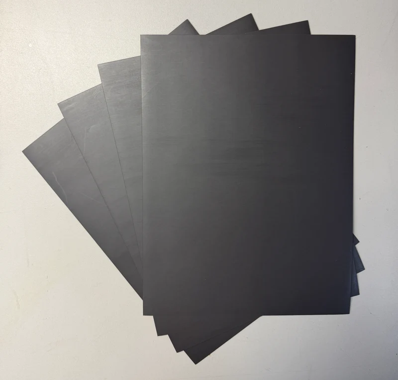Magnetfolie braun – extra haftstark, 4 Stück, 21x28cm | Magnetplatte