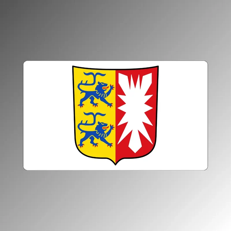 Schleswig-Holstein Magnet mit Landeswappen – Kühlschrankmagnet