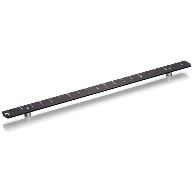 Magnetisches Lineal, 52,5 cm, schwarz