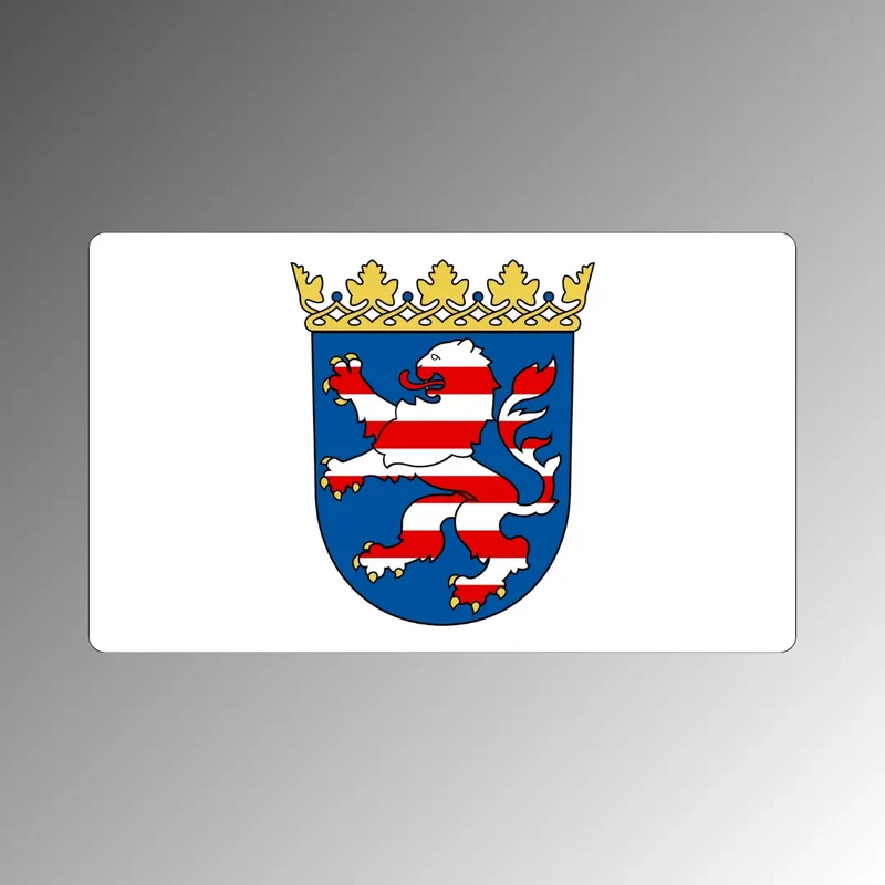 Hessen Magnet mit Landeswappen – Kühlschrankmagnet