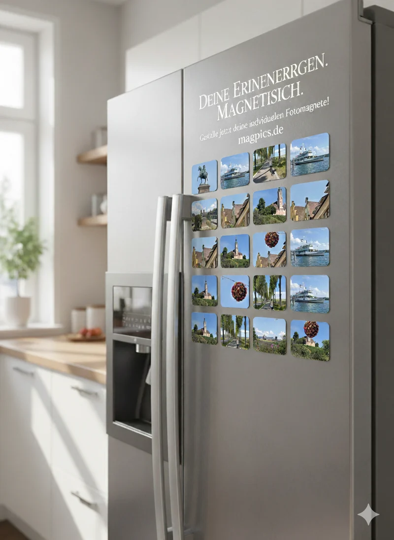 Fotomagnet rechteckig 85x55mm – Mengenpaket für Unternehmen