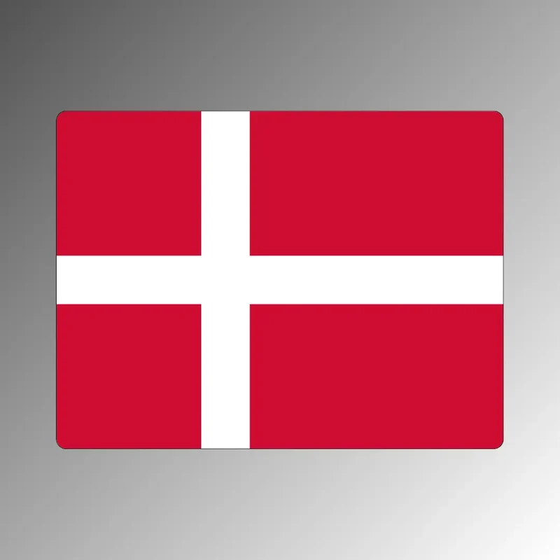 Magnet mit Dänemark-Flagge