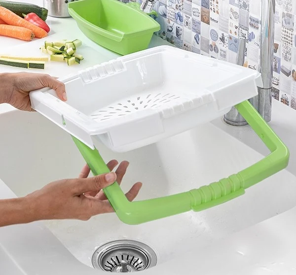 Ausziehbares 3-in-1-Schneidebrett