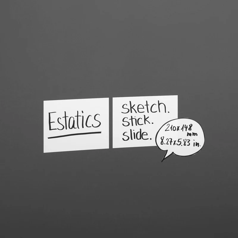 Estatics Pad A5, weiß