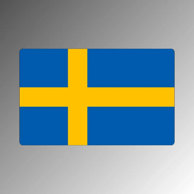 Magnet mit Schweden-Flagge
