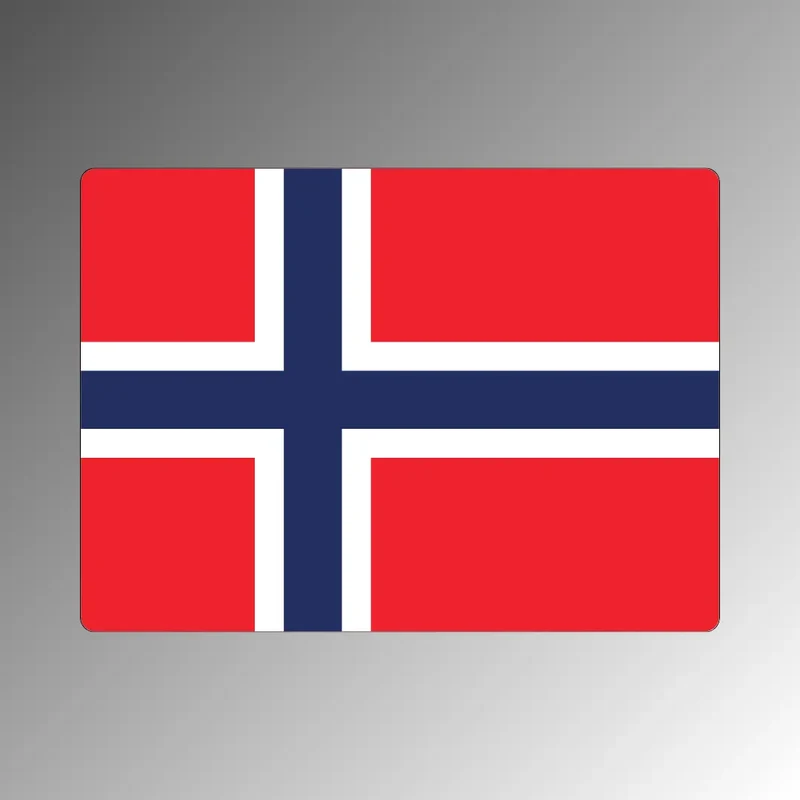 Magnet mit Norwegen-Flagge