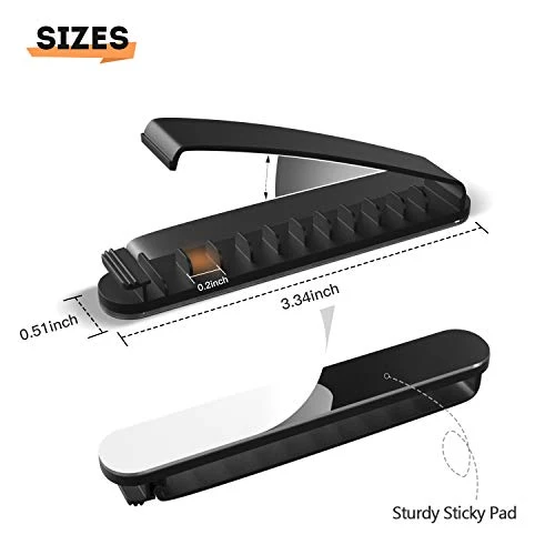 Kabelorganisator & Clips (2 Stück)