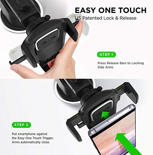 Easy One Touch Dash & Windschutzscheibe Autohalterung Telefonhalter