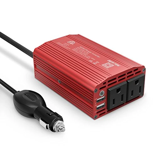 300W Wechselrichter DC 12V bis 110V AC Wechselrichter mit 4.2A Dual USB Autoadapter